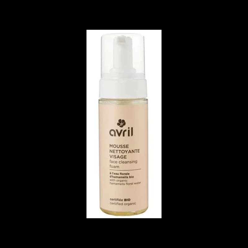 AVRIL MOUSSE NETTOYANTE VISAGE A L'EAU D'AMAMELIS BIO 150 ML