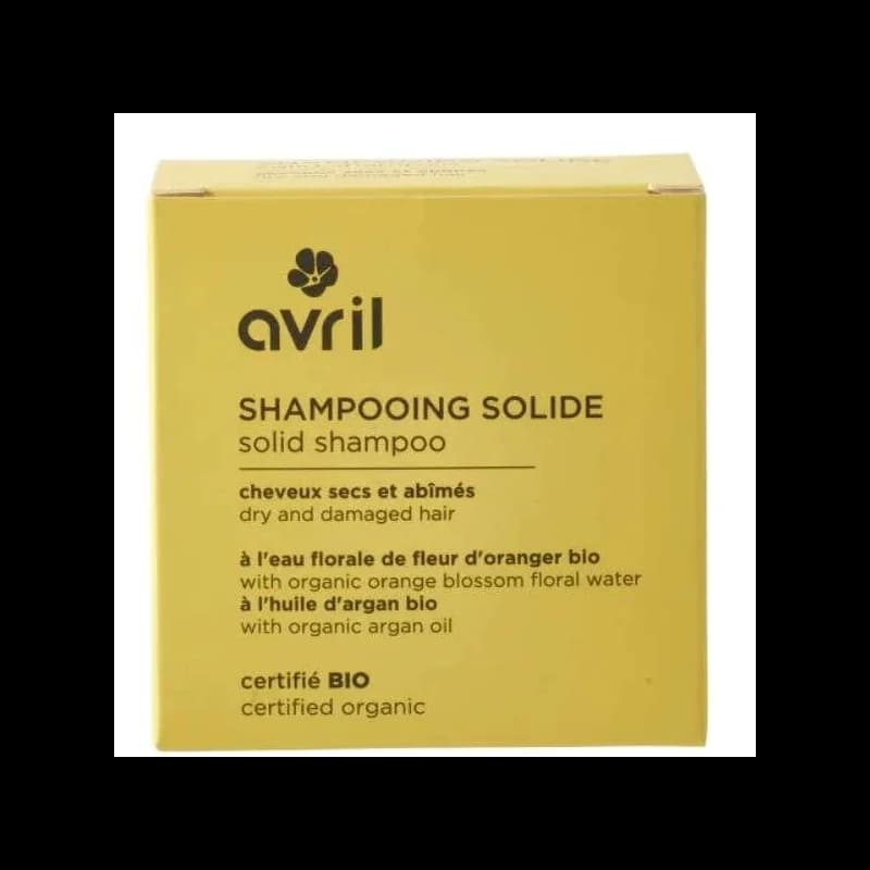 AVRIL SHAMPOOING SOLIDE SAPONIFIE A FROID AU FENUGREC ET A L HUILE ESSENTIELLE DE GERANIUM BIO 100 G