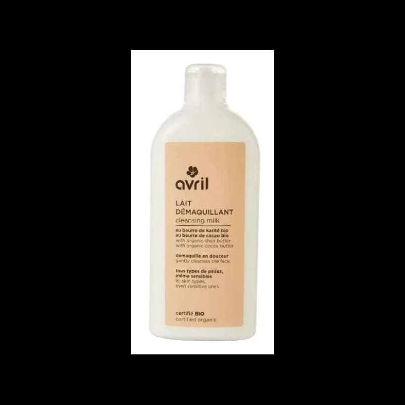 AVRIL LAIT DEMAQUILLANT AU BEURRE DE KARITE BIO 250 ML