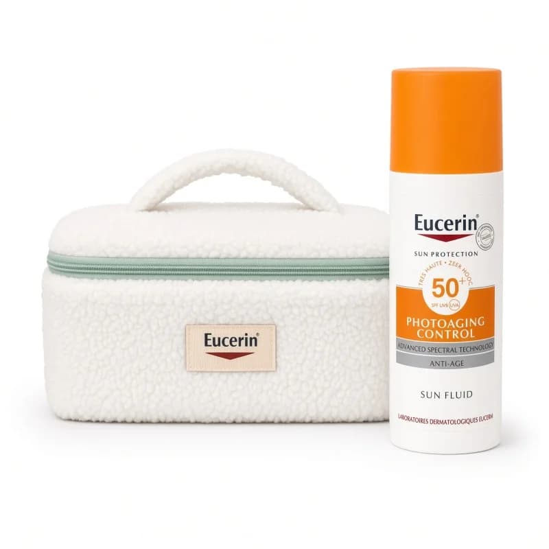 Eucerin Ecran SUN Fluide ANTI-ÂGE SPF 50+ - 50ml + TROUSSE OFFERT