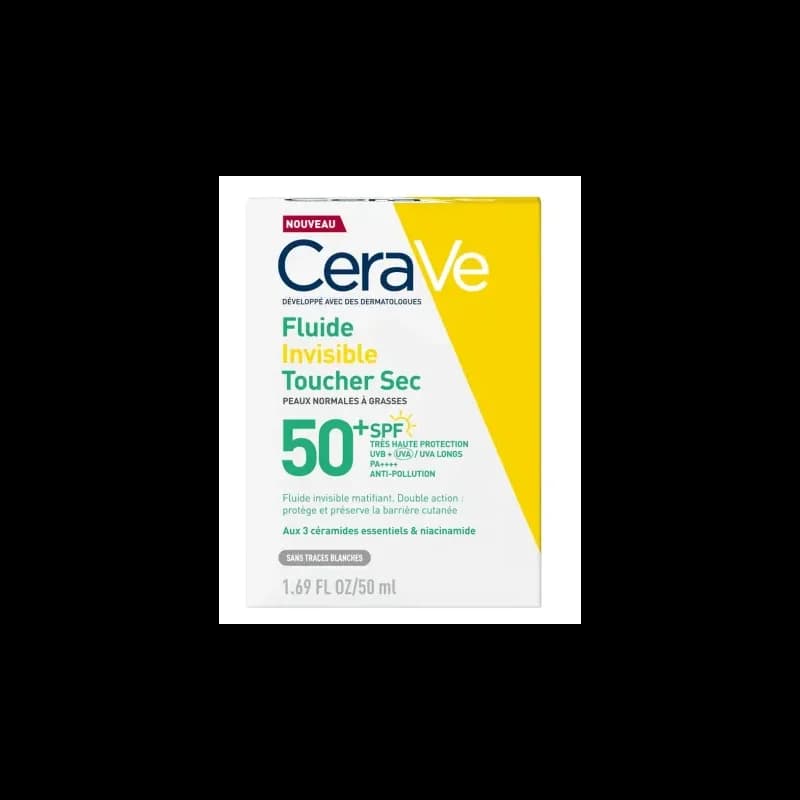 CeraVe Fluide invisible toucher sec SPF50+ 50ml