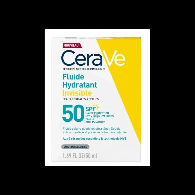 CeraVe Fluide solaire invisible SPF50 50ml