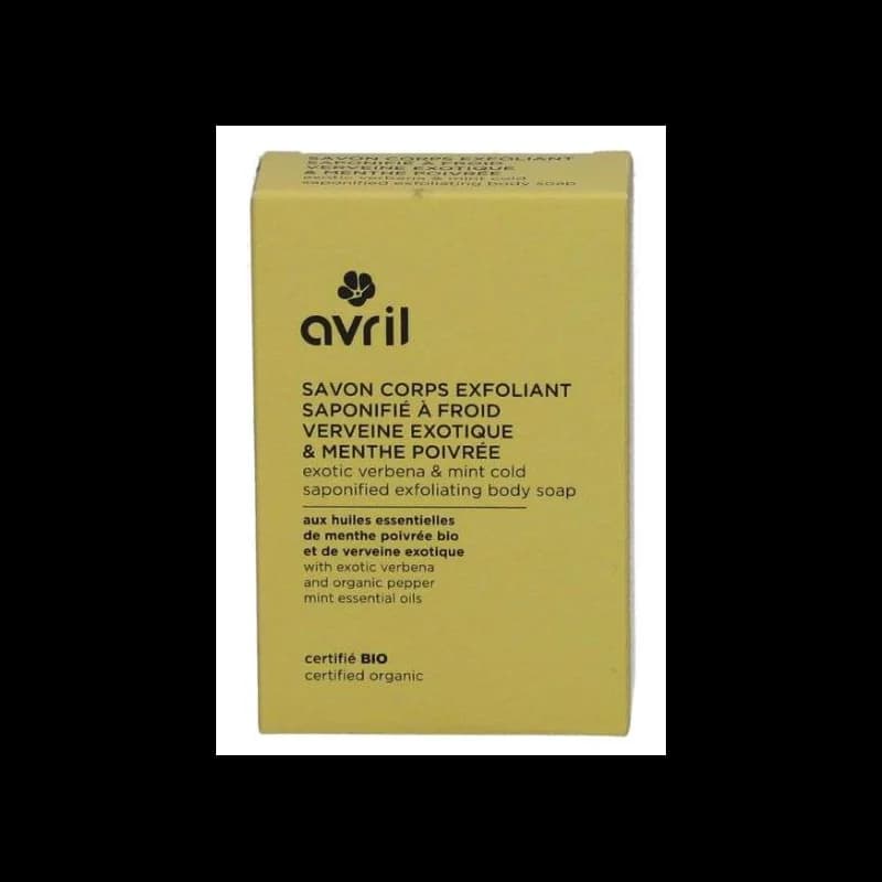 AVRIL SAVON CORPS EXFOLIANT SAPONIFIE A FROID VERVEINE EXOTIQUE