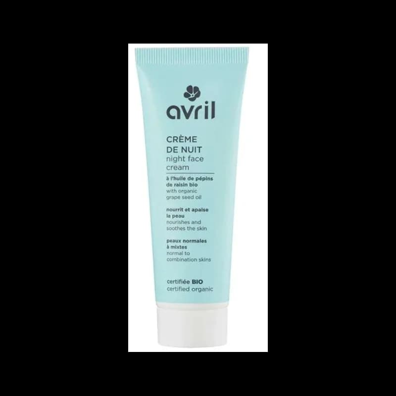 AVRIL CREME DE NUIT PEAUX NORMALES ET MIXTES 50ML