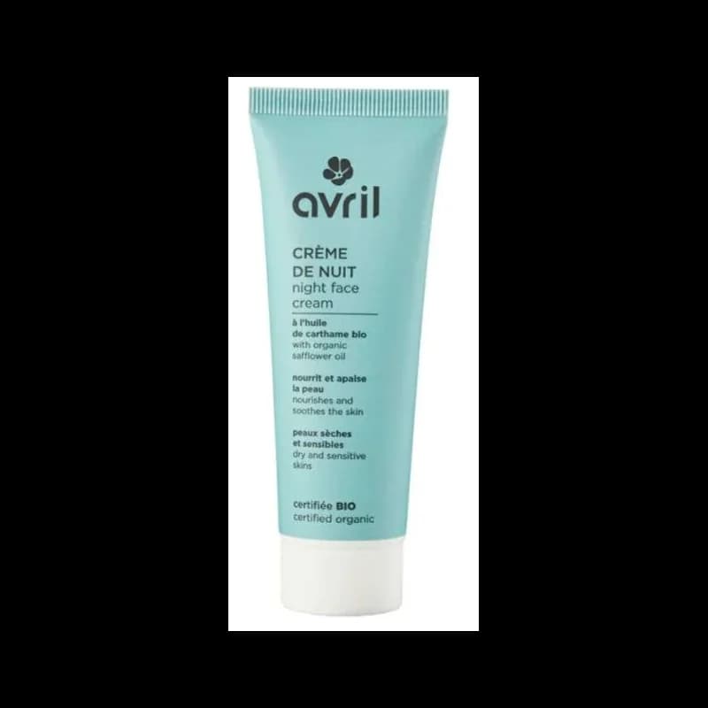 AVRIL CREME DE NUIT PEAUX SECHES ET SENSIBLES 50ML