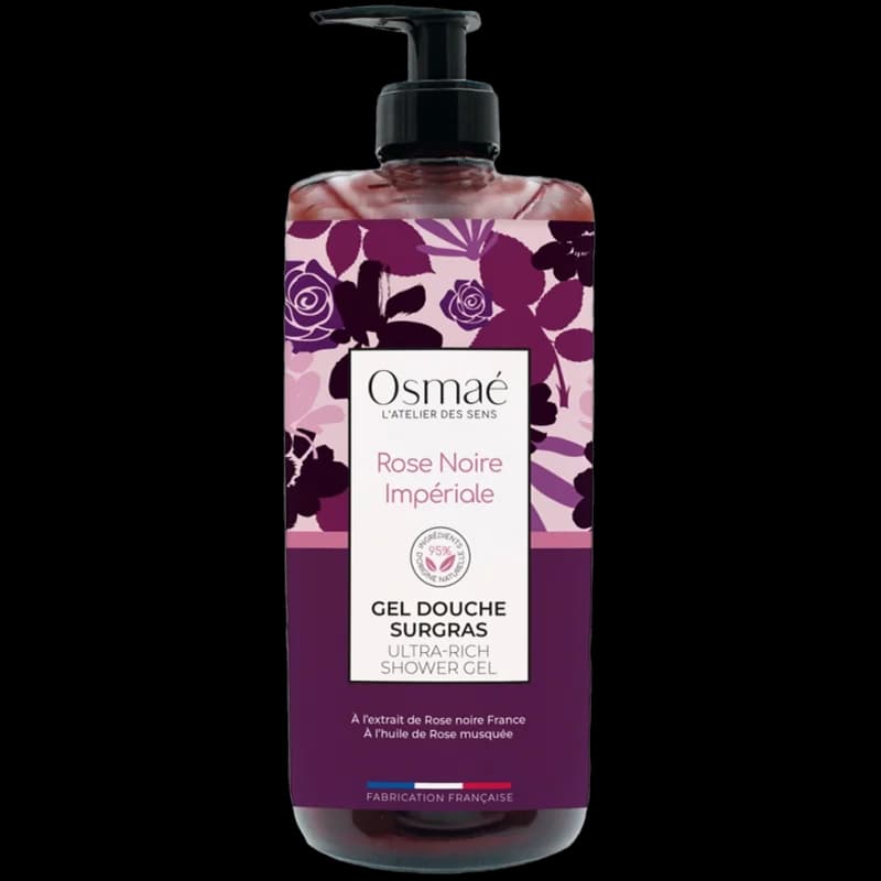 OSMAE Gel douche surgras rose noire Impériale 1L