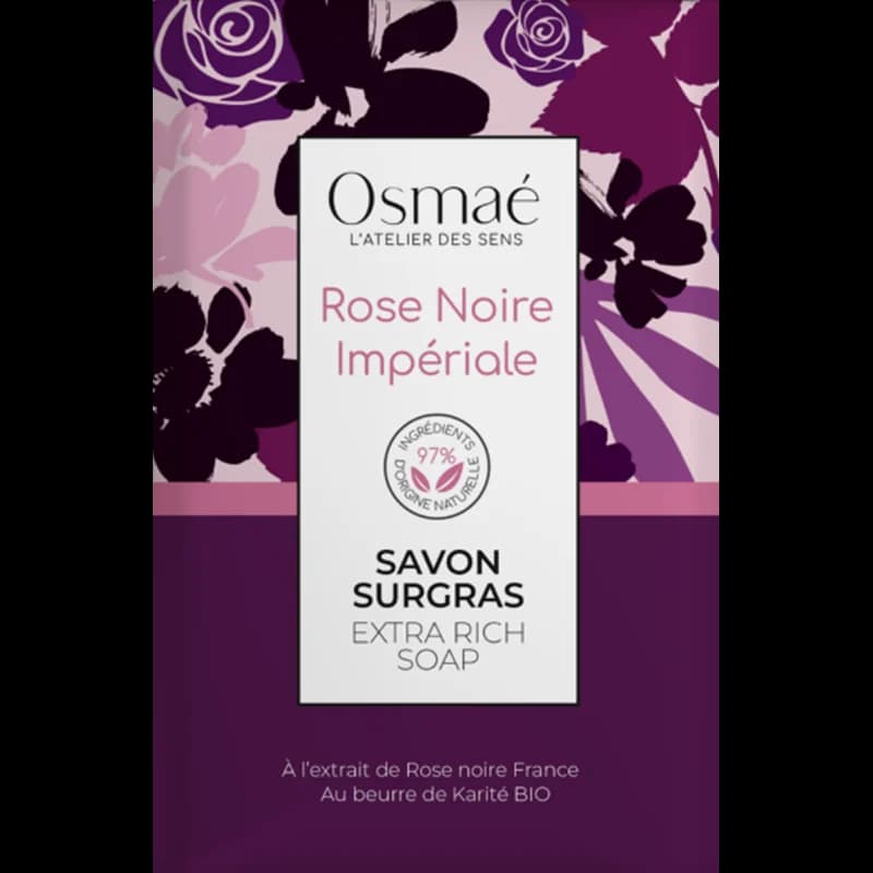 OSMAE Savon surgras Rose Noire impériale 200g