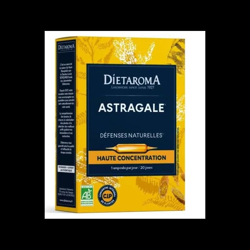 DIETAROMA ASTRAGALE DEFNSES NATURELLES 20 AMPOULES
