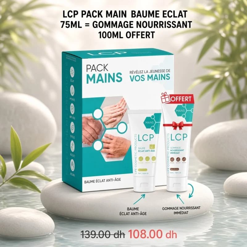 LCP Coffret Baume Anti-age 75ml+Lcp Gommage Nourissant 100ml OFFERT