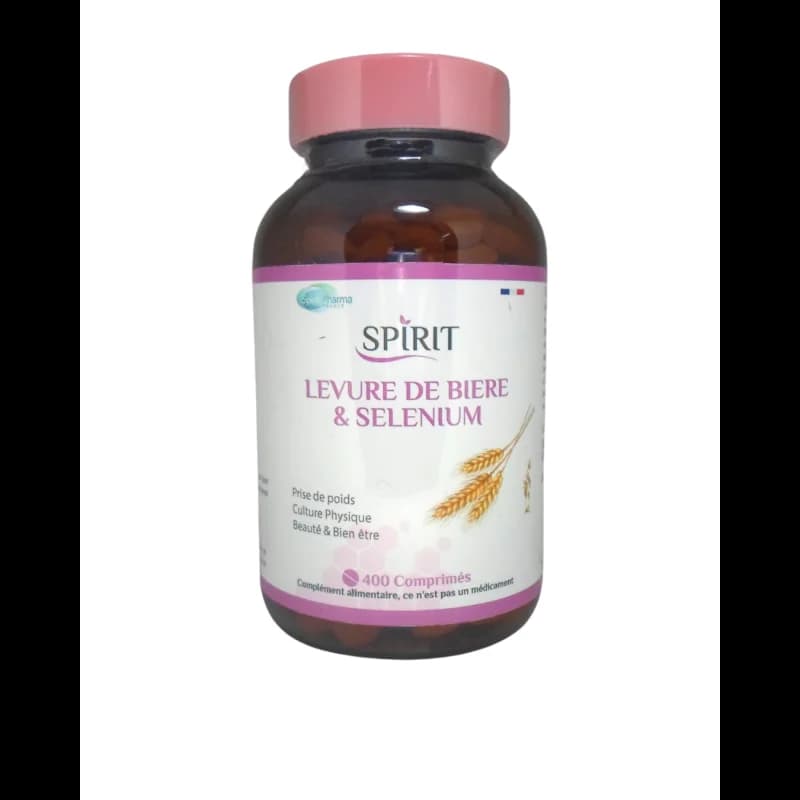 Spirit Levure de Biere & Selenium 400 Comprimes