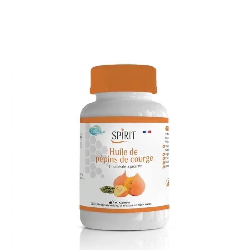 Spirit Huile de Pépins de Courge 60 Capsules
