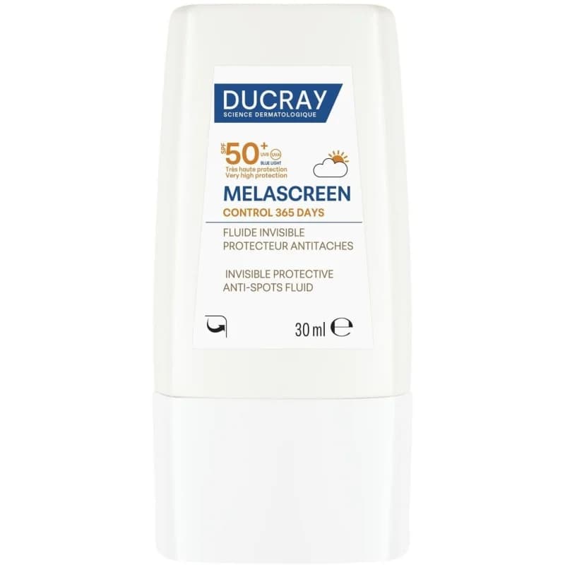 DUCRAY MELASCREEN SPF 50+ FLUIDE INVISIBLE PROTECTEUR ANTI TACHES ACIDE AZELAIC 30 ML