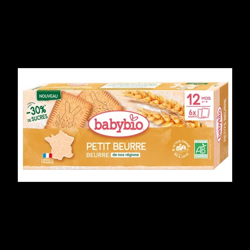 BABYBIO BISCUIT PETIT BEURRE 120G