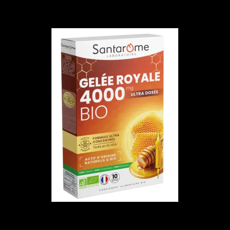 SANTAROME GELEE ROYALE 4000MG 10 AMP