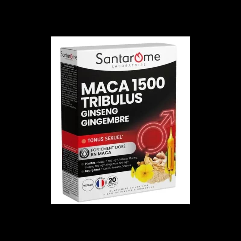 SANTAROME TONUS SEXUEL MACA TRIBULUS 20 AMP