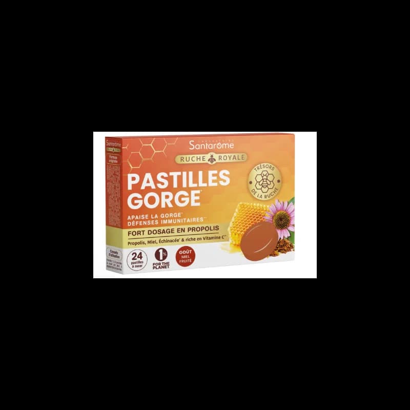 SANTAROME PASTILLES GORGE PROPOLIS 24U