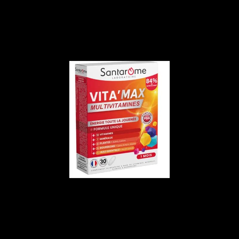 SANTAROME Vita'Max Multivitamines  30 comprimés