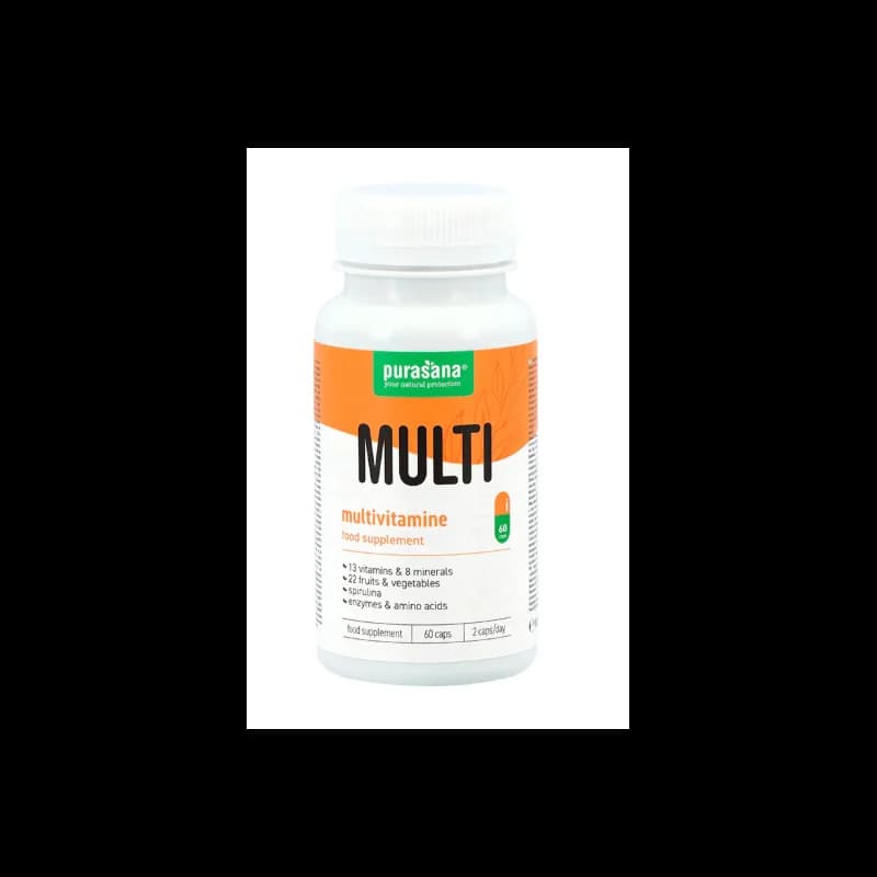 PURASANA MULTIVITAMINES 60 CAPSULES
