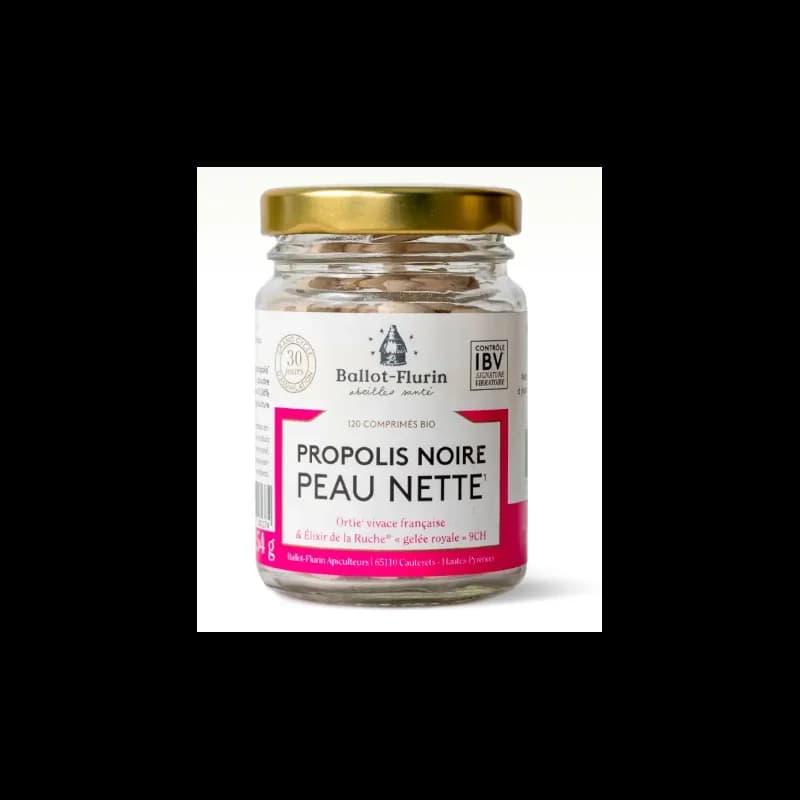 BALLOT-FLURIN PROPOLIS NOIRE PEAU NETTE 120 COMPRIMÉS
