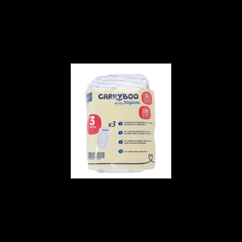 Carryboo COUCHES T3 4-9KG X3U