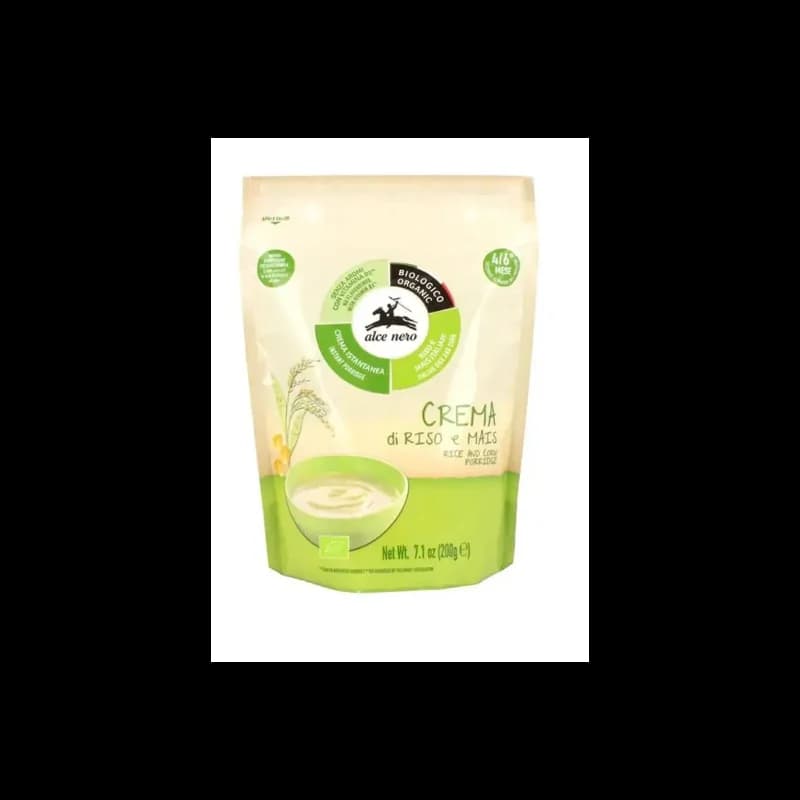 ALCE NERO PORRIDGE DE RIZ ET MAIS 200G