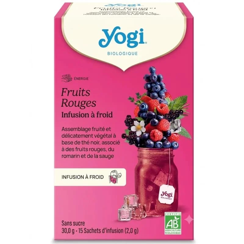 Yogi Tea GLACE FRUITS ROUGE 15 Sachets