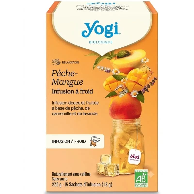 Yogi Tea GLACE PECHE MANGUE 15 Sachets