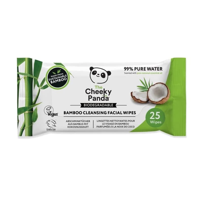 The Cheeky Panda LINGETTES DEMAQUILLANTES COCO 25U