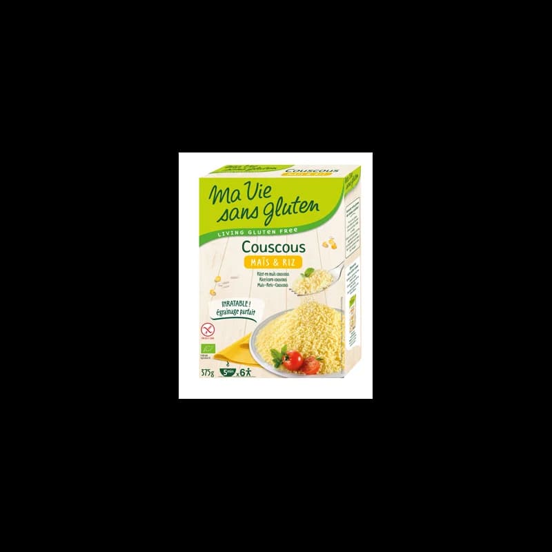 MA VIE SANS GLUTEN COUSCOUS MAIS ET RIZ 375G SG