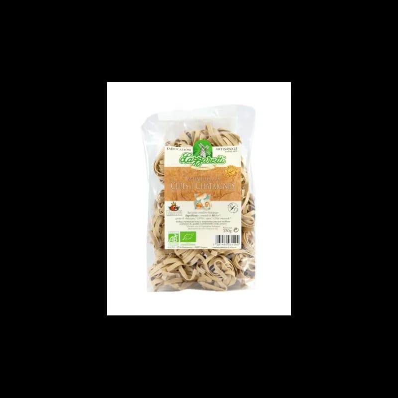 Lazzaretti TAGLIATELLES AUX CEPES ET CHATAIGNES 250G