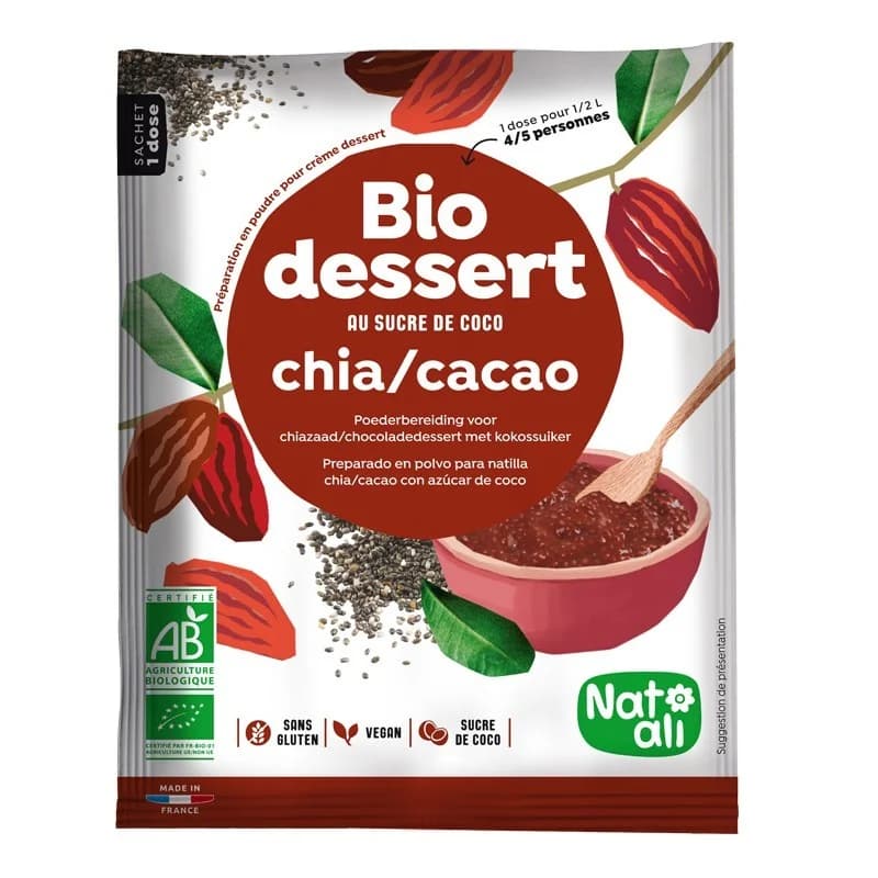 Natali CREME CHIA CACAO 40G