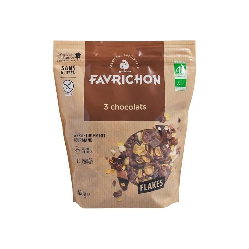 FAVRICHON FLAKES 3 CHOCOLATS SG