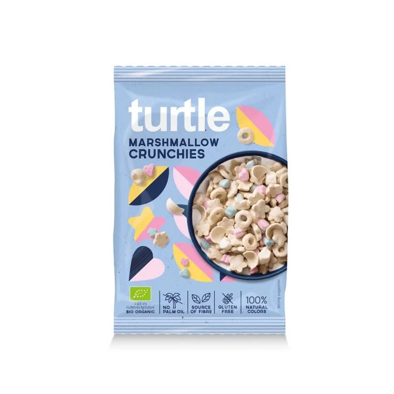 TURTLE MARSHMALLOW CRUNCHIES SG BIO 40G