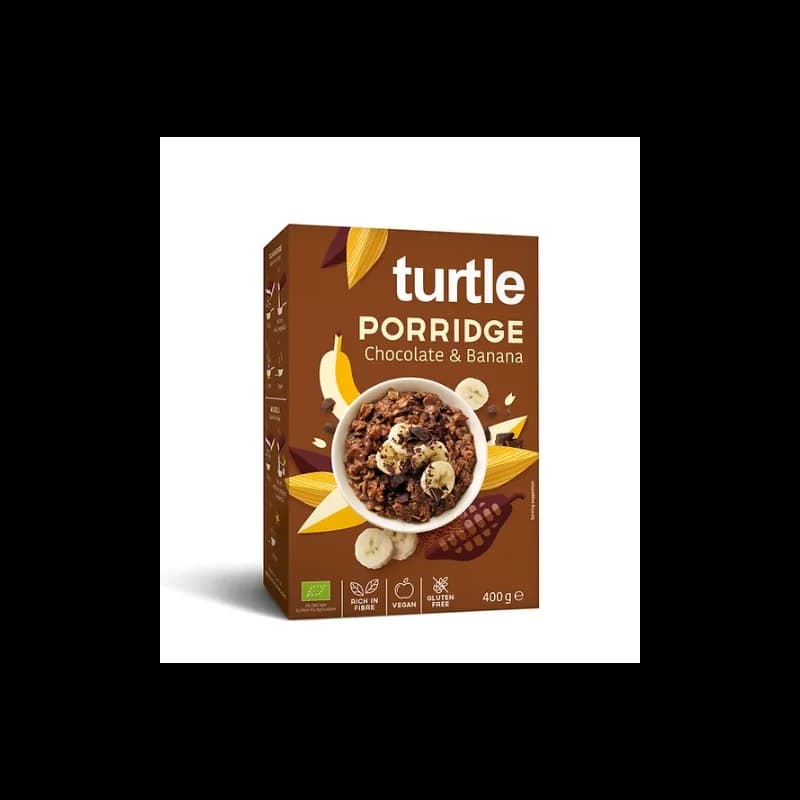 TURTLE PORRIDGE CHOCOLAT ET BANANE SG 400G