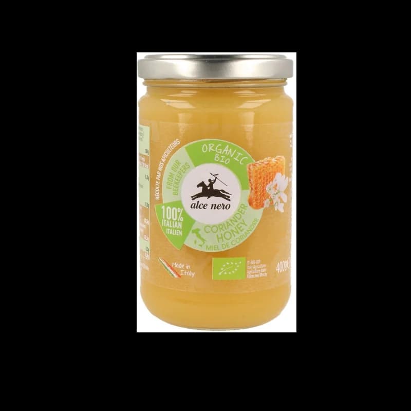 ALCE NERO MIEL DE CORIANDRE D'ITALIE 400G