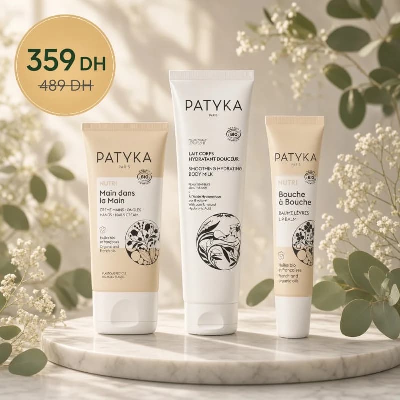 Patyka Coffret Lait Corps+Nutri mains+Nutri Bouche