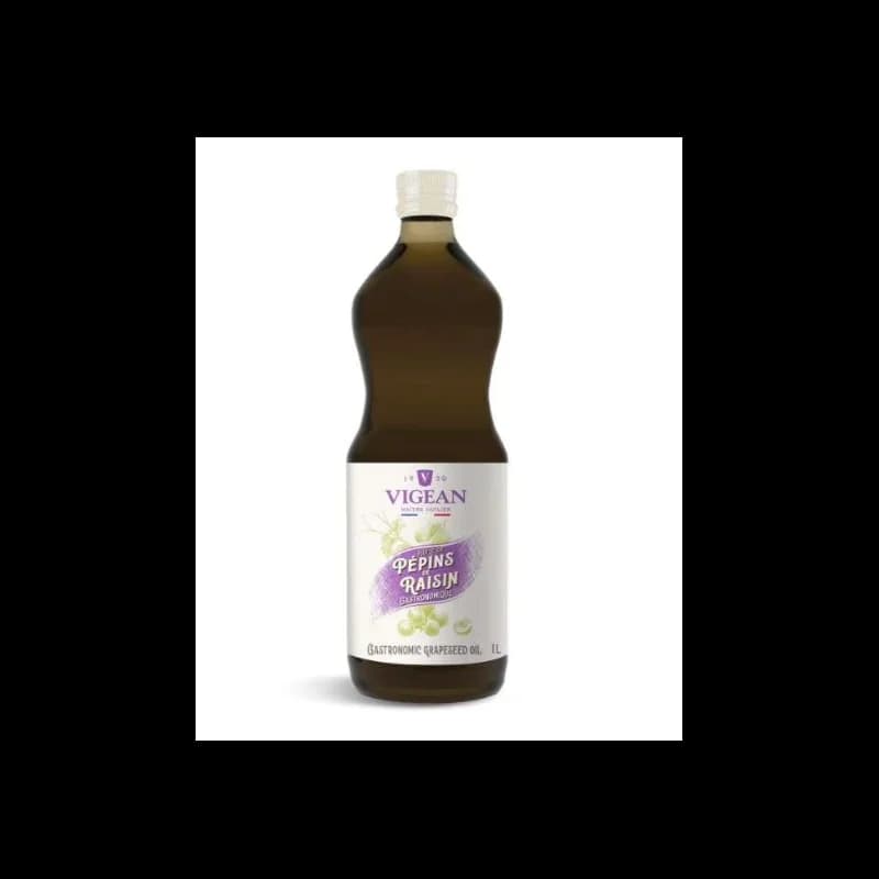 Vigean HUILE VIERGE DE PEPINS RAISINS GASTRONOMIQUE 1L (cuisson)