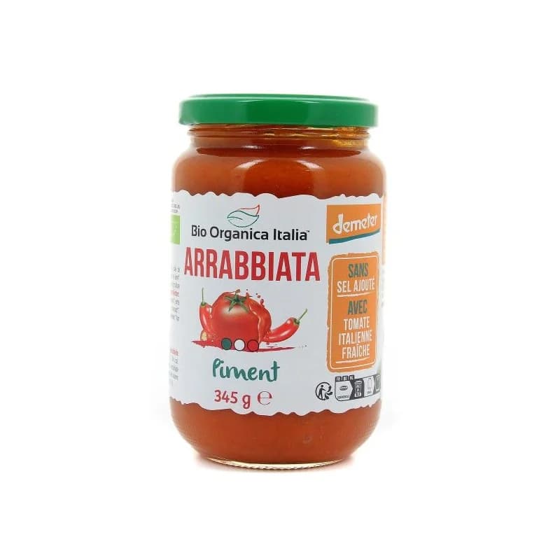 Bio Organica SAUCE ARRABIATA PIMENT 325ML