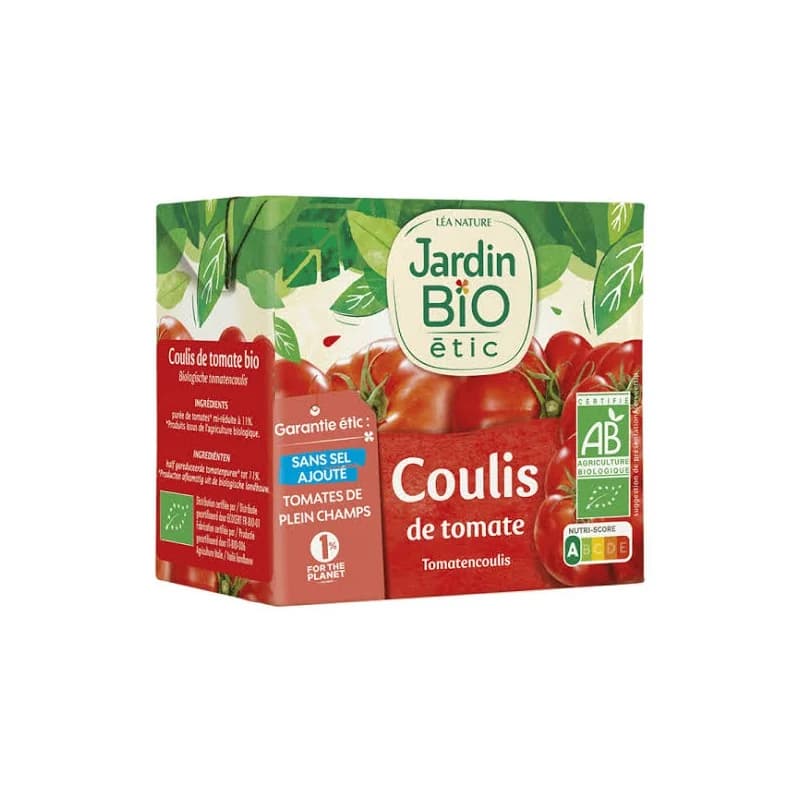 JARDIN BIO COULIS DE TOMATES 500G