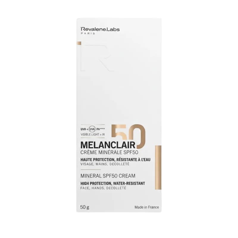 REVALENE LABS MELANCLAIR CREME MINERALE SPF 50 HAUTE PROTECTION 50 G