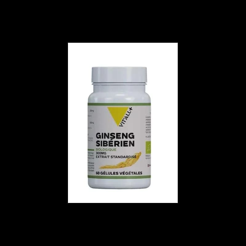 VIT'ALL+ GINSENG SIBERIEN 60GEL 300MG