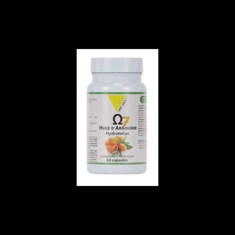 VIT'ALL+ OMEGA7 HUILE D'ARGOUSIER 60CAPS 500MG