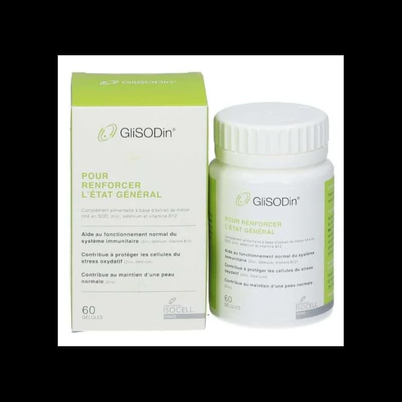 GLISODIN POUR RENFORCER L'ETAT GENERAL 60 GELULES