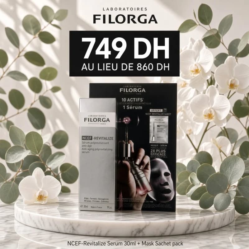 Filorga NCEF-Revitalize Serum 30ml+NCEF-Revitalize Mask Sachet pack