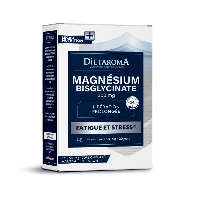 DIETAROMA Magnésium Bisglycinate 80 comprimés