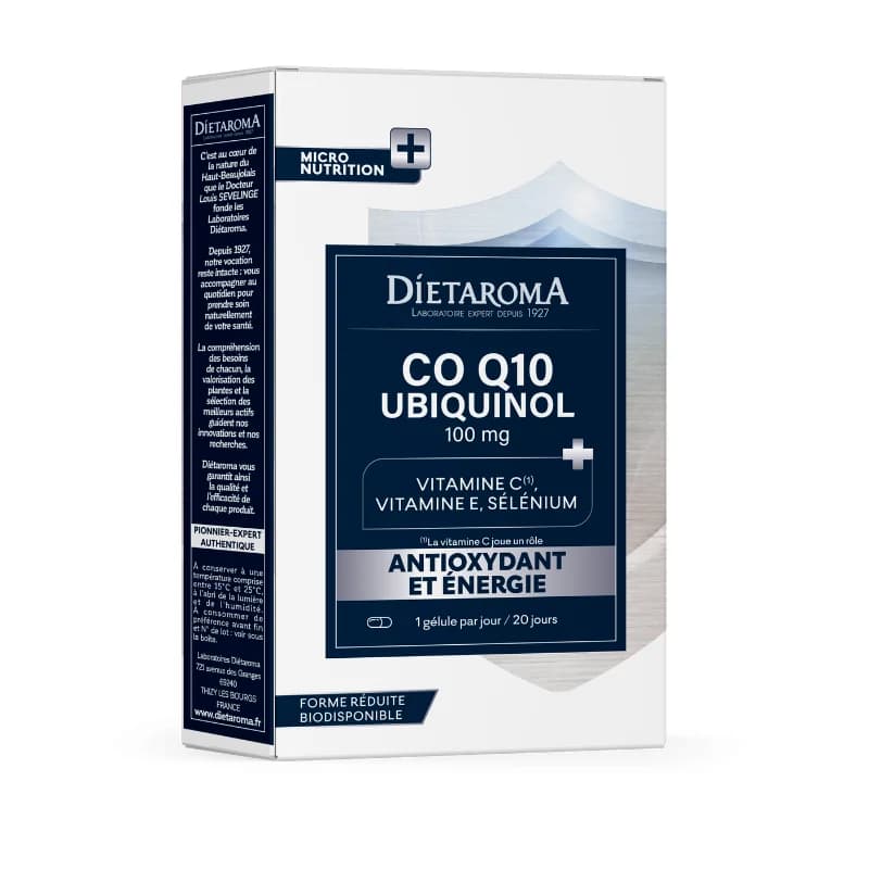 DIETAROMA CoQ10 Ubiquinol 20 gélules