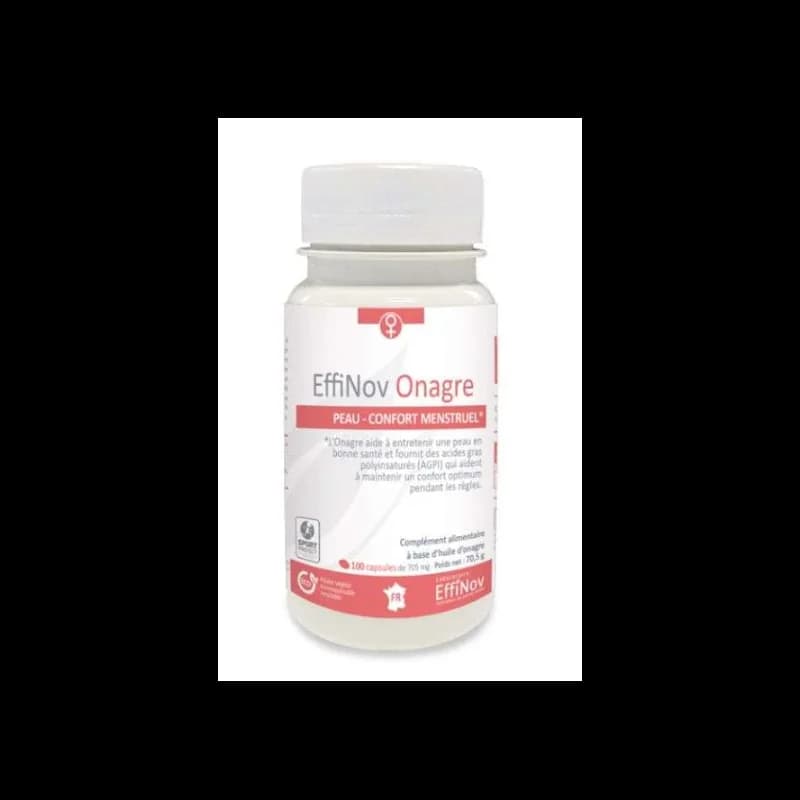 EFFINOV ONAGRE PEAU ET CONFORT MENSTRUEL 100 CAPSULES