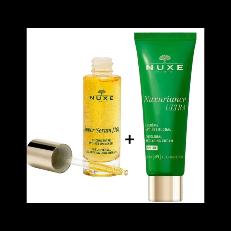 Nuxe Super Serum 10 30ml+Nuxuriance Ultra Creme Global Spf30 Duo Pack