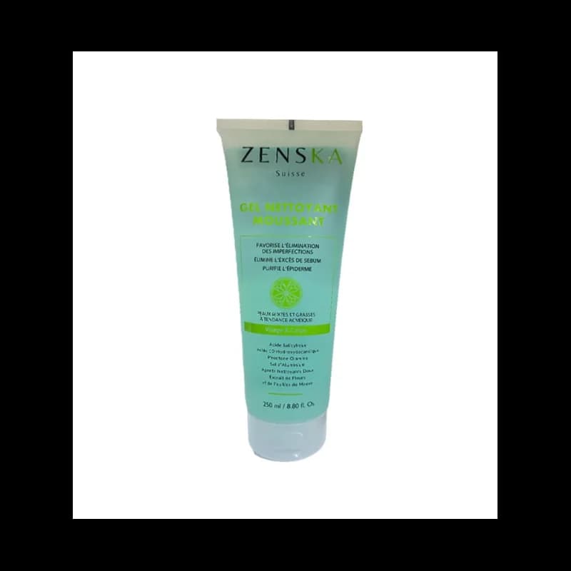 Zenska Gel Nettoyant Moussant 250ml