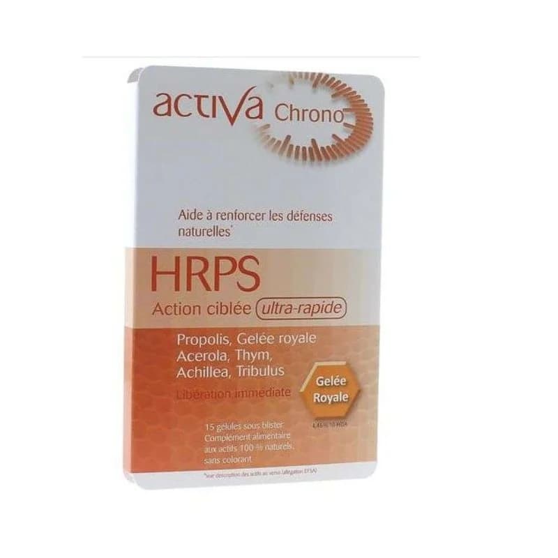 ACTIVA CHRONO HRPS ACTION CIBLE ULTRA RAPIDE 15 GELULES